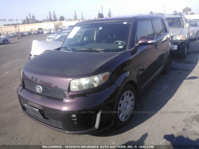 JTLKE50EX81038171 - 2008 TOYOTA SCION XB Tünd qırmızı foto 2