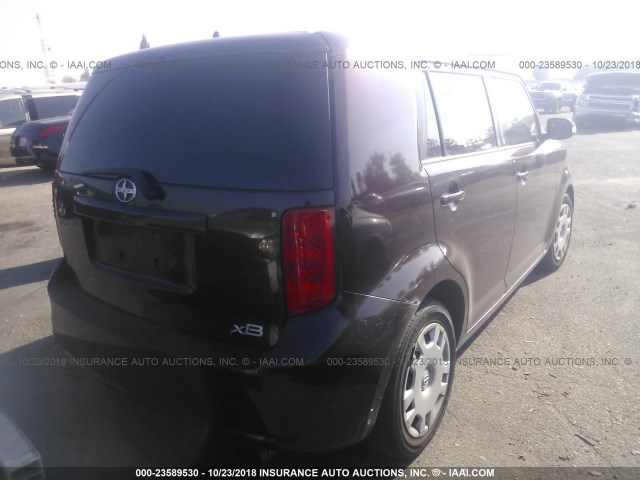 JTLKE50EX81038171 - 2008 TOYOTA SCION XB Tünd qırmızı foto 4