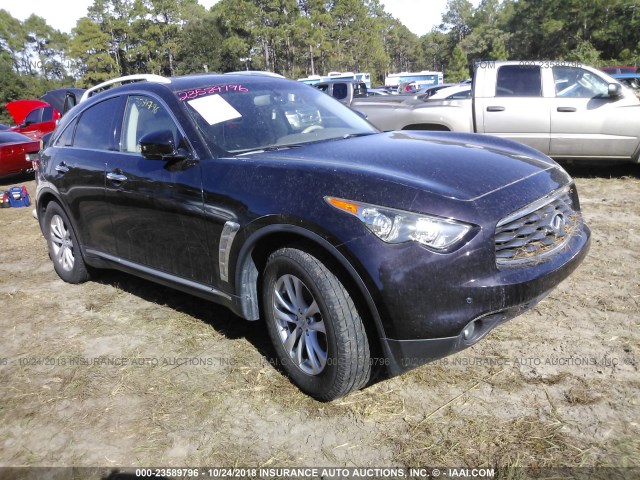 JN8AS1MW6BM732457 - 2011 INFINITI FX35 BLACK photo 1