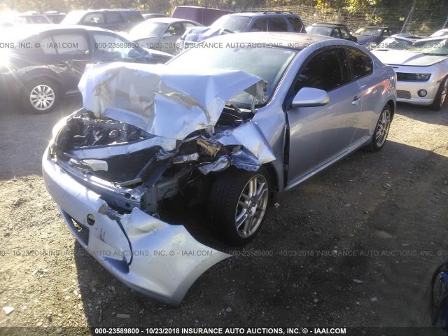 JTKDE167590294773 - 2009 TOYOTA SCION TC BLUE photo 2