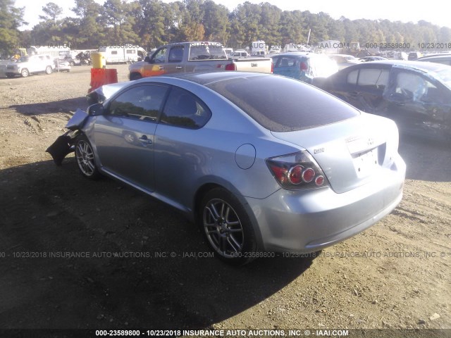 JTKDE167590294773 - 2009 TOYOTA SCION TC BLUE photo 3