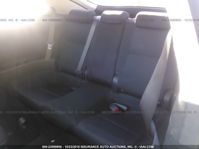 JTKDE167590294773 - 2009 TOYOTA SCION TC BLUE photo 8