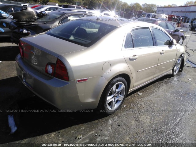 1G1ZH57B884223629 - 2008 CHEVROLET MALIBU 1LT GOLD photo 4