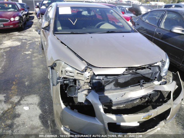 1G1ZH57B884223629 - 2008 CHEVROLET MALIBU 1LT GOLD photo 6