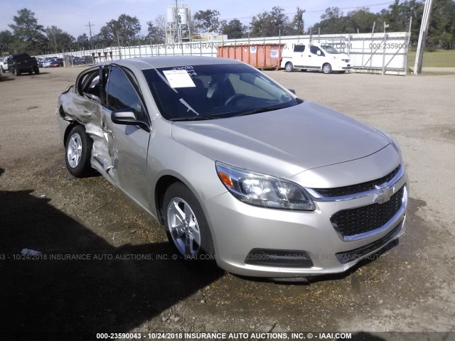 1G11B5SL9FF274735 - 2015 CHEVROLET MALIBU LS GOLD photo 1