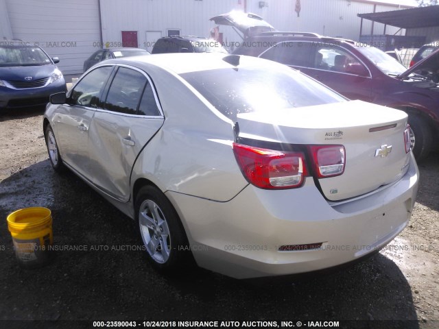 1G11B5SL9FF274735 - 2015 CHEVROLET MALIBU LS GOLD photo 3