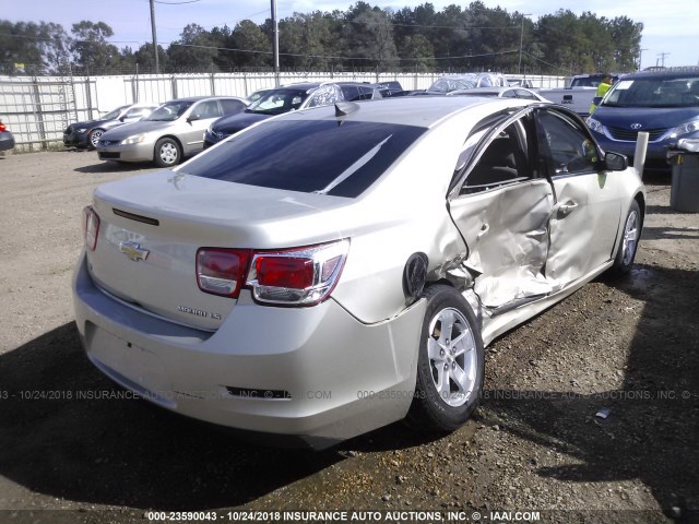 1G11B5SL9FF274735 - 2015 CHEVROLET MALIBU LS GOLD photo 4