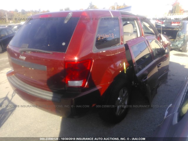 1J8GR48K77C666100 - 2007 JEEP GRAND CHEROKEE LAREDO/COLUMBIA/FREEDOM 红色 照片 4