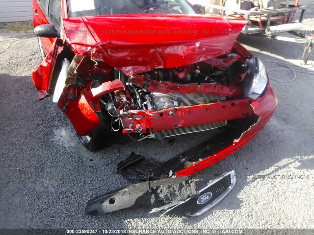 1FAHP37N37W278177 - 2007 FORD FOCUS ZX5/S/SE/SES RED photo 6