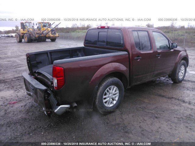 1N6AD0EV1HN756235 - 2017 NISSAN FRONTIER BROWN photo 4