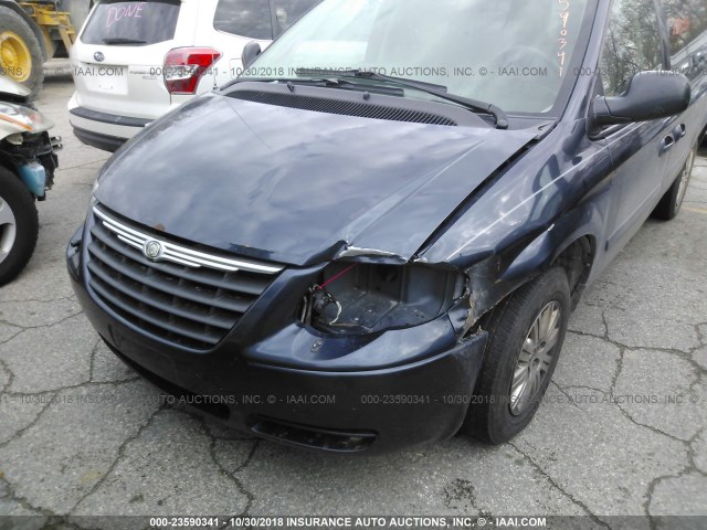 2A4GP44R07R285884 - 2007 CHRYSLER TOWN & COUNTRY LX BLUE photo 6