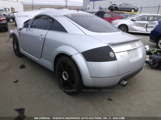 TRUSX28N011024946 - 2001 AUDI TT SILVER photo 3