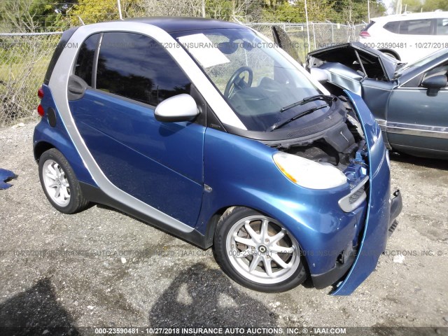 WMEEJ31X49K218347 - 2009 SMART FORTWO PURE/PASSION BLUE photo 1