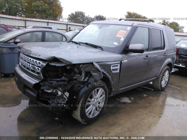 SALAK2D40BA580394 - 2011 LAND ROVER LR4 HSE LUXURY GRAY photo 2