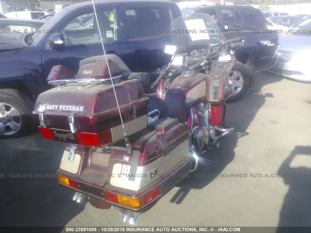 JKAZG9B101B511933 - 2001 KAWASAKI ZG1200 B BURGUNDY photo 4