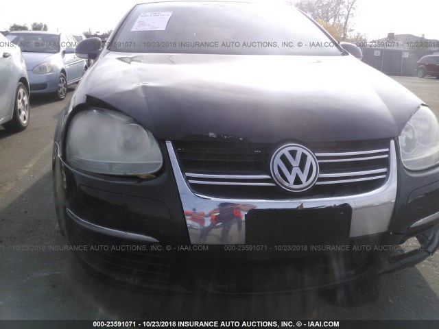 3VWPG71K57M074361 - 2007 VOLKSWAGEN JETTA 2.5 BLACK photo 6