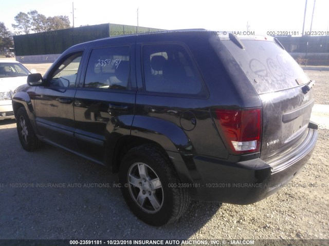 1J8GR48K27C644022 - 2007 JEEP GRAND CHEROKEE LAREDO/COLUMBIA/FREEDOM BLACK photo 3