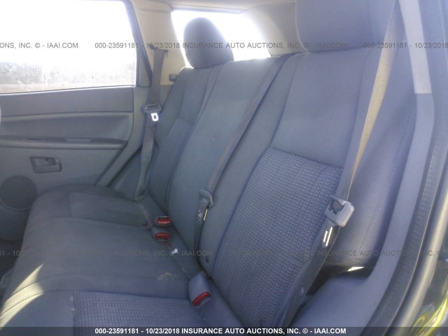 1J8GR48K27C644022 - 2007 JEEP GRAND CHEROKEE LAREDO/COLUMBIA/FREEDOM BLACK photo 8
