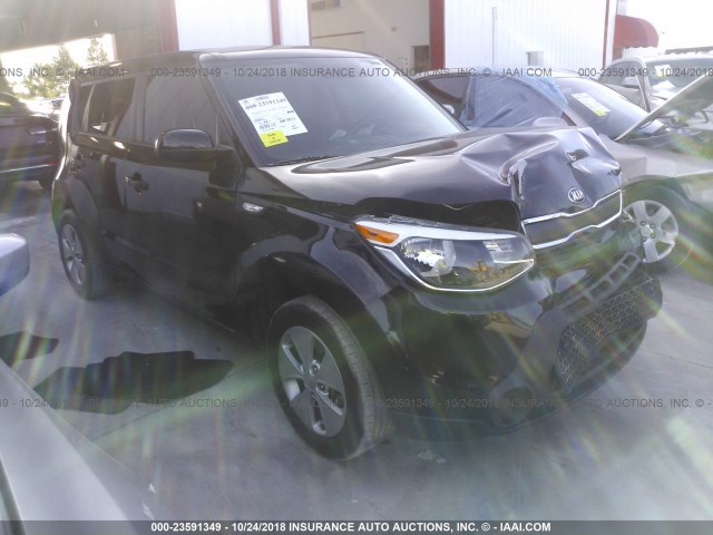 KNDJN2A2XE7716923 - 2014 KIA SOUL BLACK photo 1