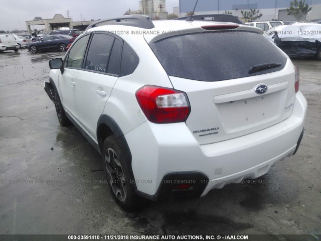 JF2GPABC9HH250505 - 2017 SUBARU CROSSTREK PREMIUM WHITE photo 3