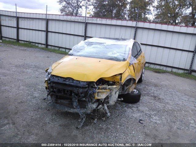 1FADP3L96DL234159 - 2013 FORD FOCUS ST YELLOW photo 6