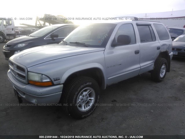 1B4HS28Y9WF147892 - 1998 DODGE DURANGO SILVER photo 2