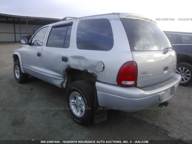 1B4HS28Y9WF147892 - 1998 DODGE DURANGO SILVER photo 3