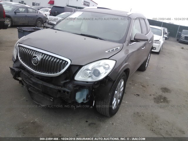 5GAKVDED6CJ403302 - 2012 BUICK ENCLAVE BROWN photo 2