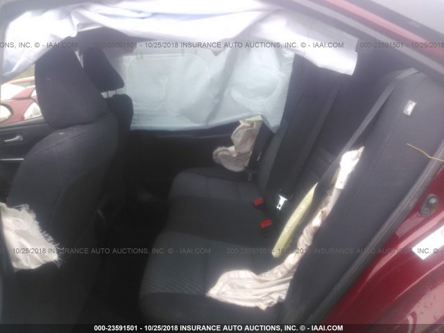 4T1BF1FK0HU671268 - 2017 TOYOTA CAMRY LE/XLE/SE/XSE RED photo 8