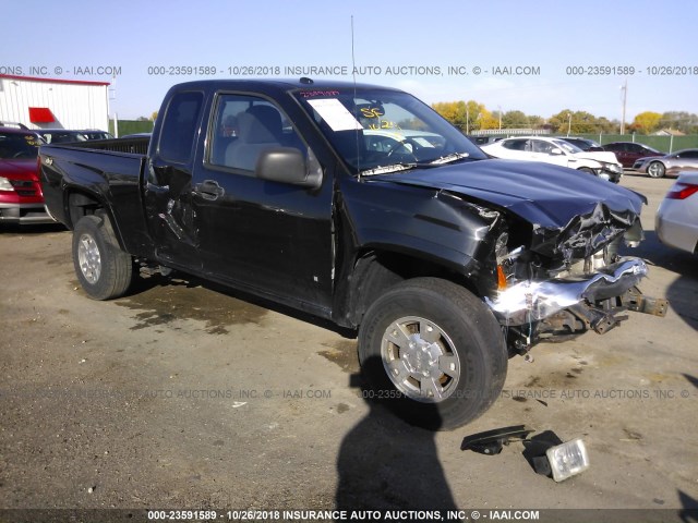 1GTDT399288183359 - 2008 GMC CANYON SLE BLACK photo 1