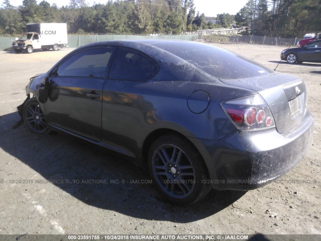 JTKDE167880252841 - 2008 TOYOTA SCION TC 灰色 照片 3