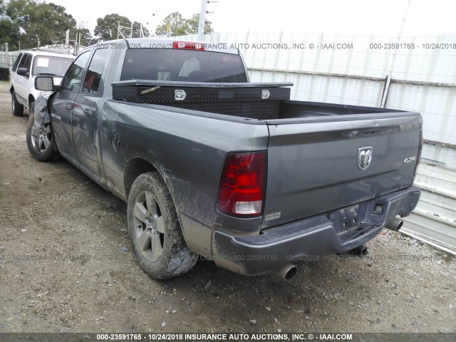 1C6RD7FT1CS227963 - 2012 DODGE RAM 1500 ST GRAY photo 3