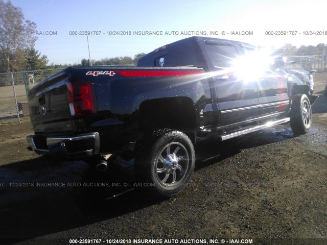 3GCUKSEC1HG103977 - 2017 CHEVROLET SILVERADO K1500 LTZ BLACK photo 4