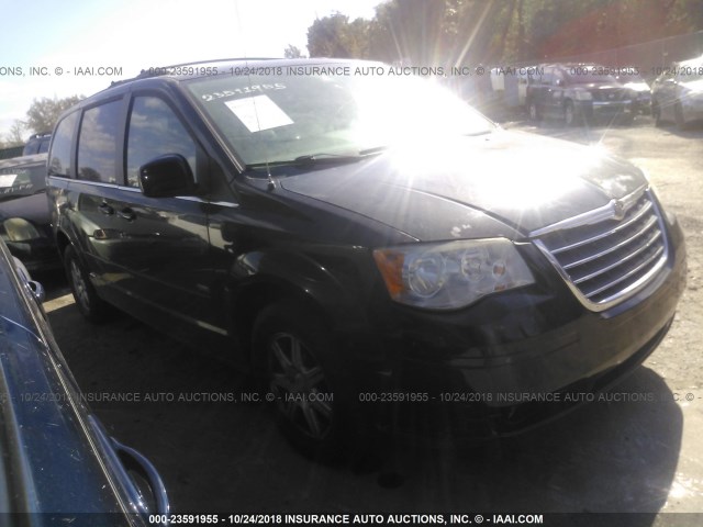 2A8HR54P48R818256 - 2008 CHRYSLER TOWN & COUNTRY TOURING BLACK photo 1