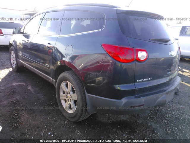 1GNER23D79S140240 - 2009 CHEVROLET TRAVERSE LT BLUE photo 3