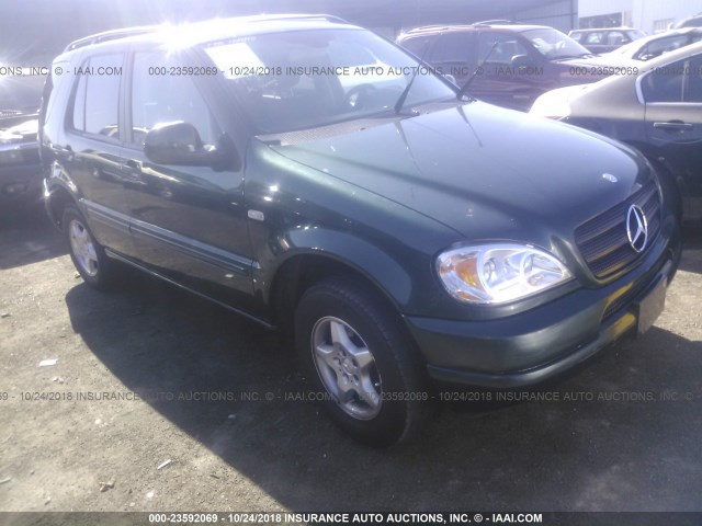 4JGAB54E51A253792 - 2001 MERCEDES-BENZ ML 320 GREEN photo 1