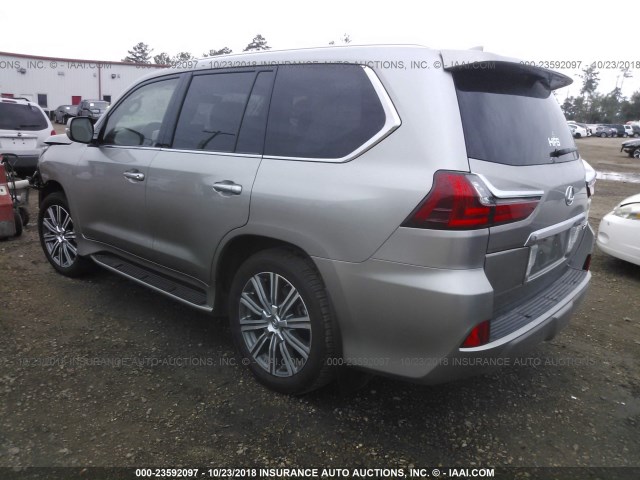 JTJHY7AX6H4251719 - 2017 LEXUS LX 570 GRAY photo 3