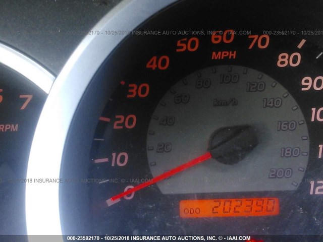 5TEUU42NX5Z021676 - 2005 TOYOTA TACOMA ACCESS CAB ვერცხლისფერი ფოტო 7