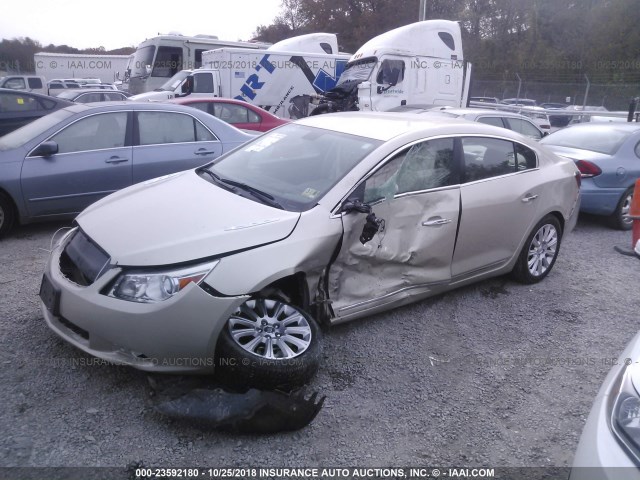 1G4GF5E34DF284096 - 2013 BUICK LACROSSE PREMIUM Champagne photo 2