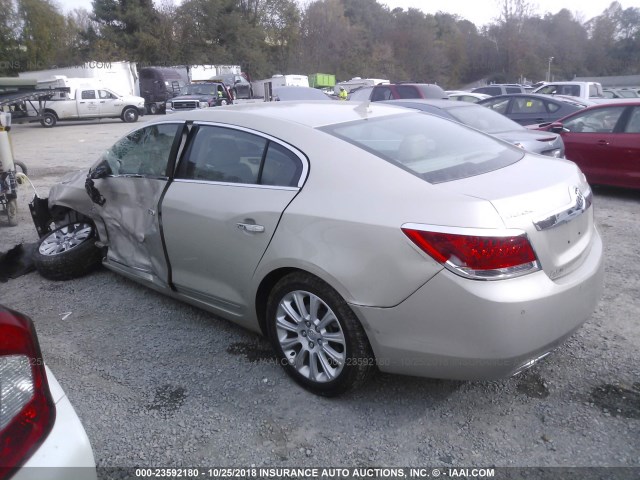 1G4GF5E34DF284096 - 2013 BUICK LACROSSE PREMIUM Champagne photo 3