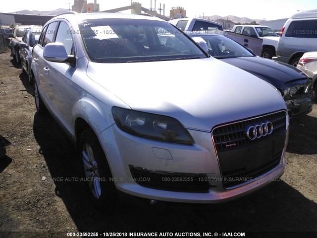 WA1AY74L38D066583 - 2008 AUDI Q7 3.6 QUATTRO SILVER photo 1