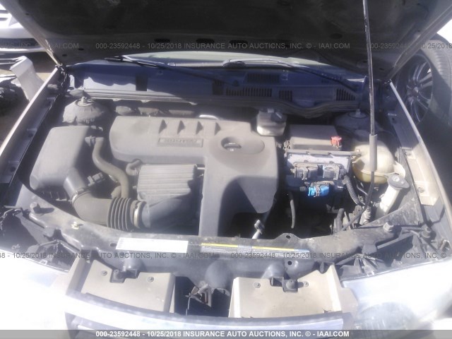 1G8AL55F36Z178036 - 2006 SATURN ION LEVEL 3 GOLD photo 10