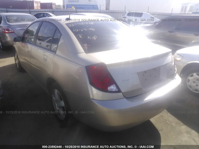 1G8AL55F36Z178036 - 2006 SATURN ION LEVEL 3 GOLD photo 3