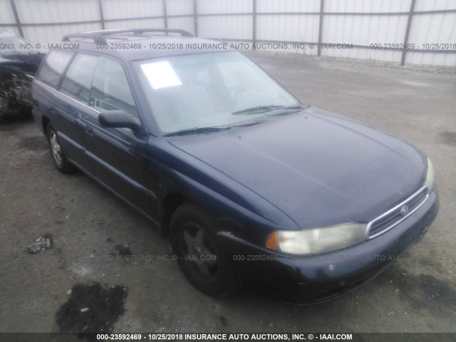 4S3BK4352V7310358 - 1997 SUBARU LEGACY L BLUE photo 1