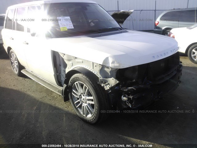 SALME1D42AA312766 - 2010 LAND ROVER RANGE ROVER HSE WHITE photo 6