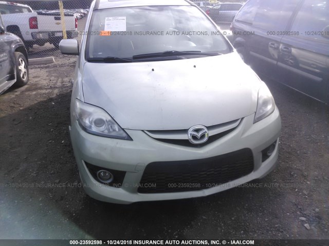 JM1CR293480305816 - 2008 MAZDA 5 GREEN photo 6