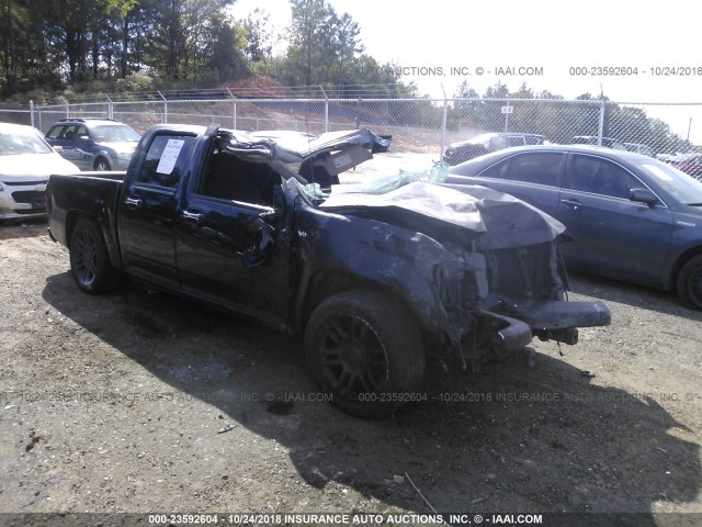 1GTDSCDP9A8148056 - 2010 GMC CANYON SLE BLACK photo 1