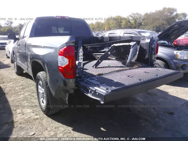 5TFUW5F10EX382123 - 2014 TOYOTA TUNDRA DOUBLE CAB SR/SR5 GRAY photo 8