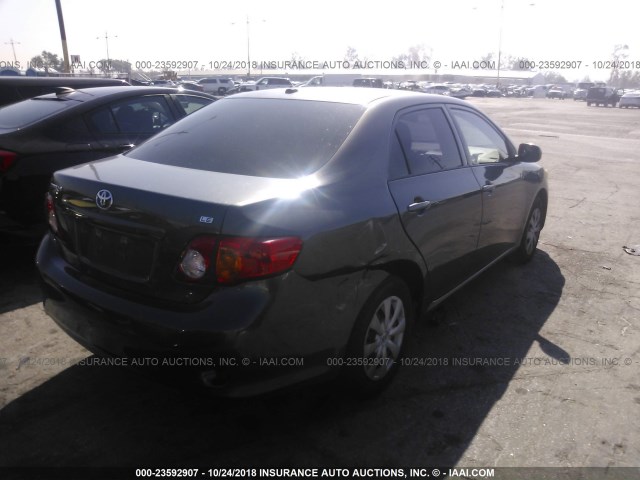 JTDBL40E39J041300 - 2009 TOYOTA COROLLA LE/XLE BLACK photo 4