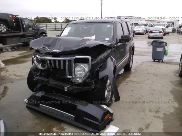 1J4PP5GKXBW548516 - 2011 JEEP LIBERTY LIMITED BLACK photo 2